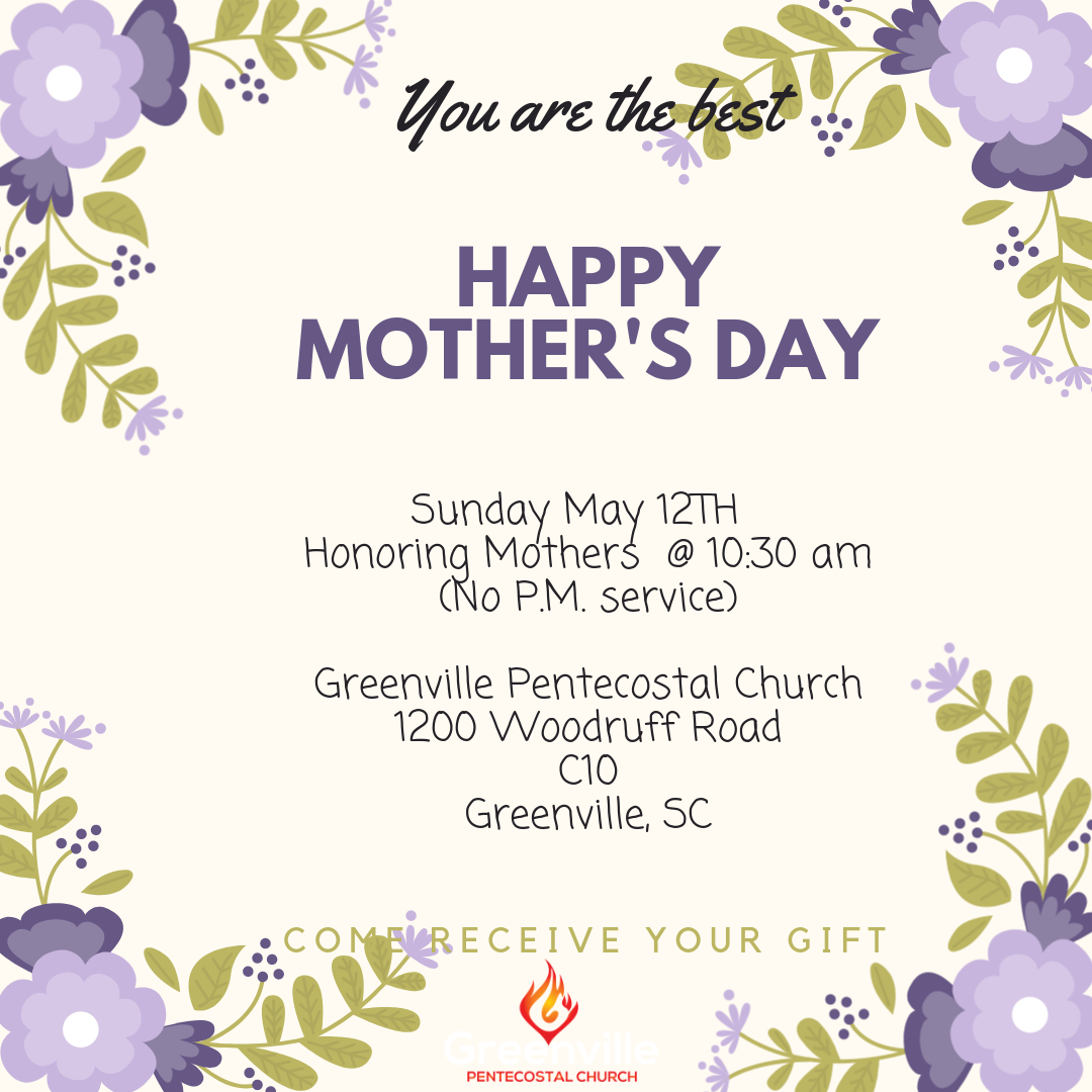 ideas for mother's day service at church